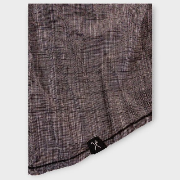 Marc Ecko Cut & Sew Shirt Mens Gray L Short Sleeve Button Up - Picture 3 of 4